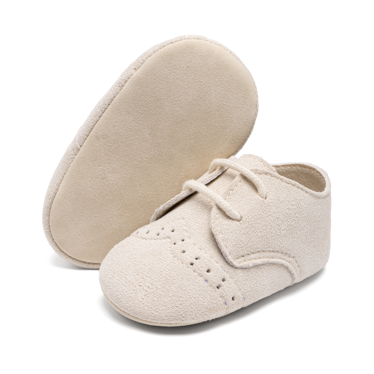 Wiązane Beżowe Viktoria (2)