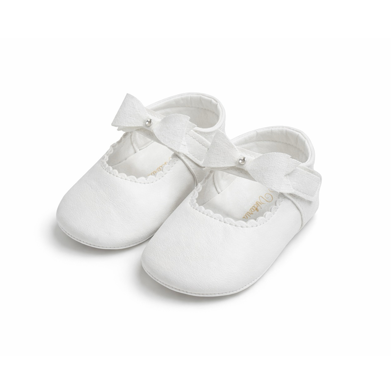 buciki dziewczęce ecru diamentowe viktoria